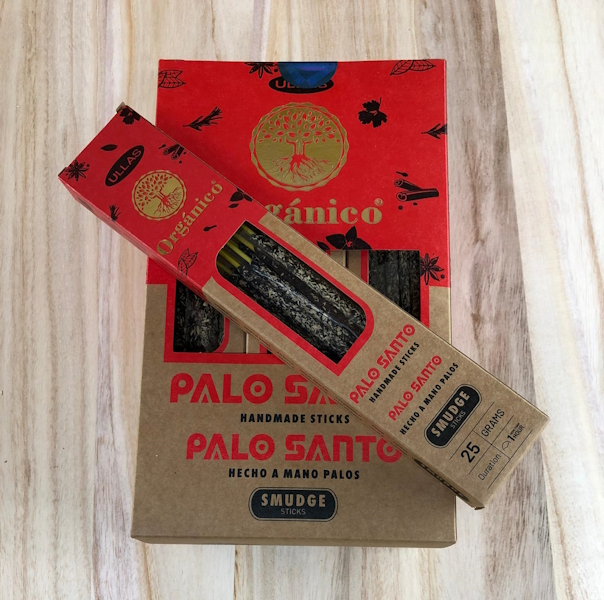 Incienso orgánico Palo Santo Ullas 25 gr